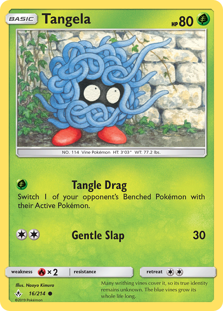 Tangela 16/214 Common | Unbroken Bonds | Pokemon Card