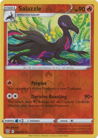 Salazzle 28/163 Reverse Holo | Battle Styles | Pokemon Card