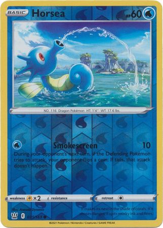 Horsea 31/163 Reverse Holo | Battle Styles | Pokemon Card