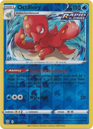 Octillery 37/163 Reverse Holo | Battle Styles | Pokemon Card