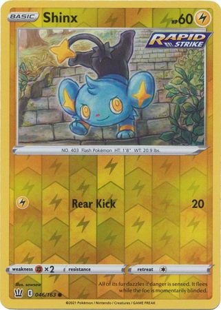 Shinx 46/163 Reverse Holo | Battle Styles | Pokemon Card