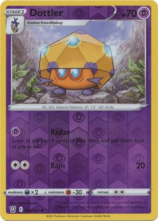 Dottler 64/163 Reverse Holo | Battle Styles | Pokemon Card