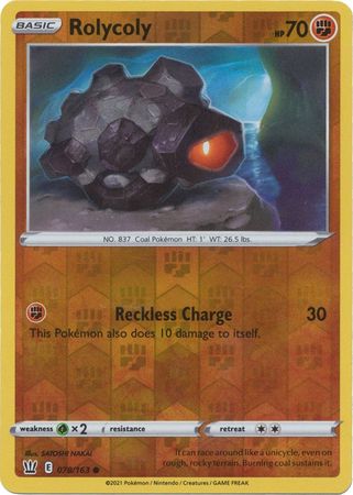 Rolycoly 78/163 Reverse Holo | Battle Styles | Pokemon Card