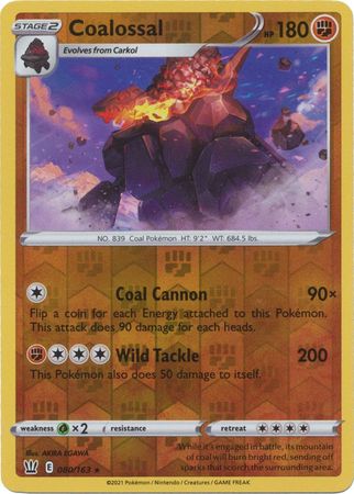 Coalossal 80/163 Reverse Holo | Battle Styles | Pokemon Card