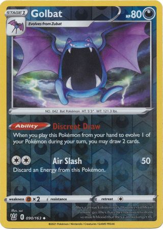 Golbat 90/163 Reverse Holo | Battle Styles | Pokemon Card