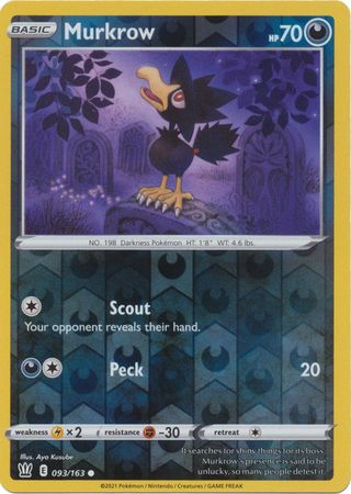 Murkrow 93/163 Reverse Holo | Battle Styles | Pokemon Card