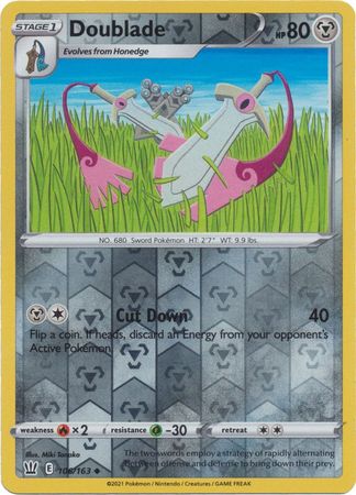 Doublade 106/163 Reverse Holo | Battle Styles | Pokemon Card