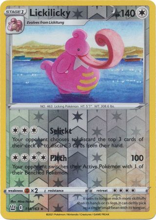 Lickilicky 114/163 Reverse Holo | Battle Styles | Pokemon Card