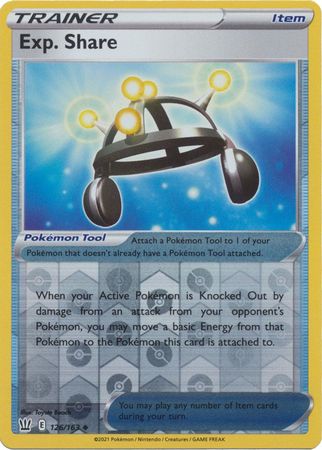 Exp. Share 126/163 Reverse Holo | Battle Styles | Pokemon Card