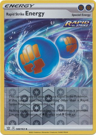 Rapid Strike Energy 140/163 Reverse Holo | Battle Styles | Pokemon Card