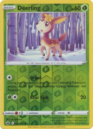 Deerling 11/198 Reverse Holo | Chilling Reign | Pokemon Card