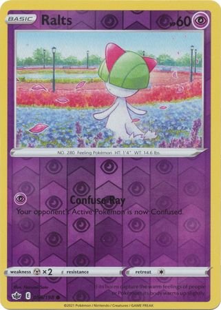 Ralts 59/198 Reverse Holo | Chilling Reign | Pokemon Card