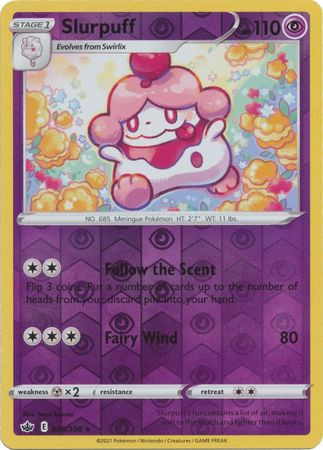 Slurpuff 68/198 Reverse Holo | Chilling Reign | Pokemon Card