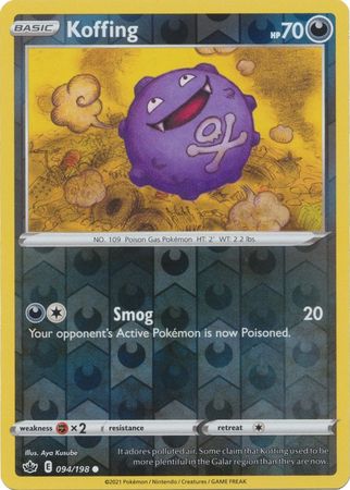 Koffing 94/198 Reverse Holo | Chilling Reign | Pokemon Card