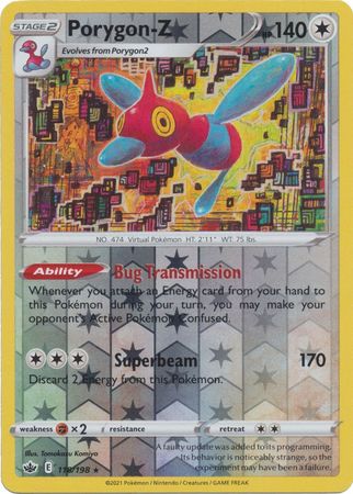 Porygon-Z 118/198 Reverse Holo | Chilling Reign | Pokemon Card