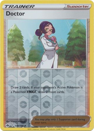 Doctor 134/198 Reverse Holo | Chilling Reign | Pokemon Card