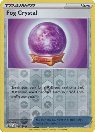 Fog Crystal 140/198 Reverse Holo | Chilling Reign | Pokemon Card