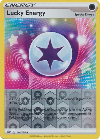 Lucky Energy 158/198 Reverse Holo | Chilling Reign | Pokemon Card