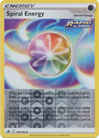 Spiral Energy 159/198 Reverse Holo | Chilling Reign | Pokemon Card