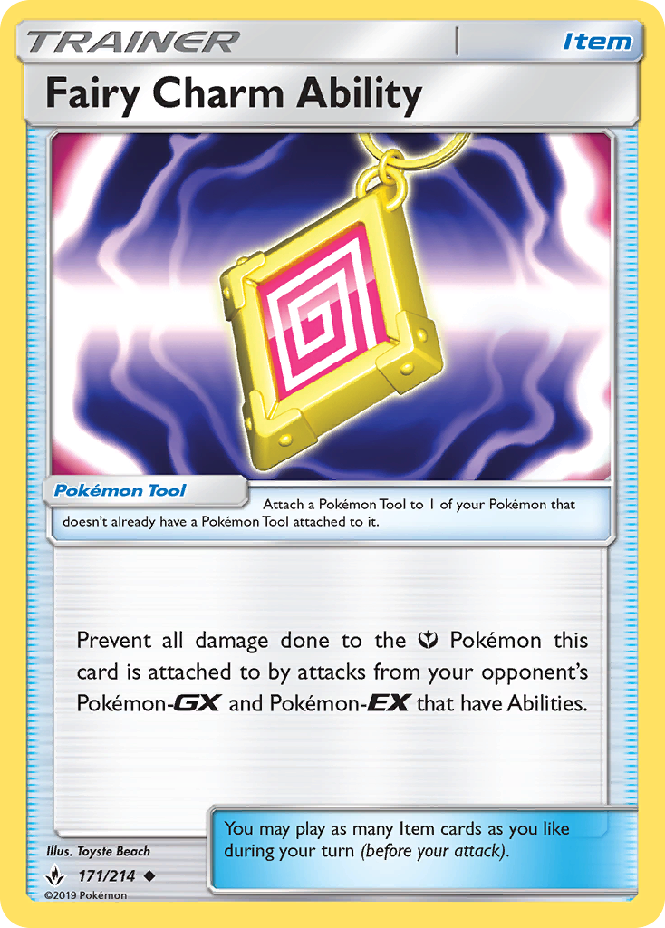 Fairy Charm Ability 171/214 Uncommon | Unbroken Bonds | Pokemon Card