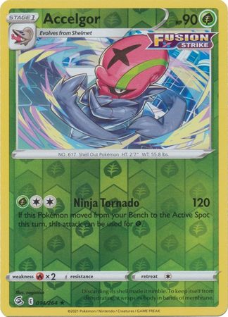 Accelgor 14/264 Reverse Holo | Fusion Strike | Pokemon Card