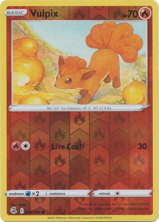 Vulpix 28/264 Reverse Holo | Fusion Strike | Pokemon Card