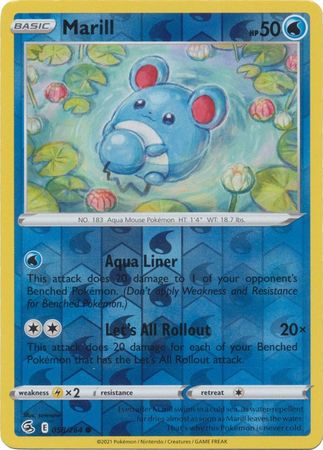 Marill 58/264 Reverse Holo | Fusion Strike | Pokemon Card