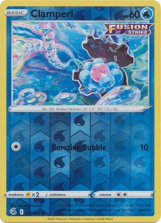 Clamperl 65/264 Reverse Holo | Fusion Strike | Pokemon Card