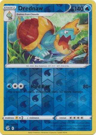 Drednaw 81/264 Reverse Holo | Fusion Strike | Pokemon Card