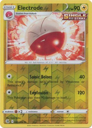 Electrode 88/264 Reverse Holo | Fusion Strike | Pokemon Card