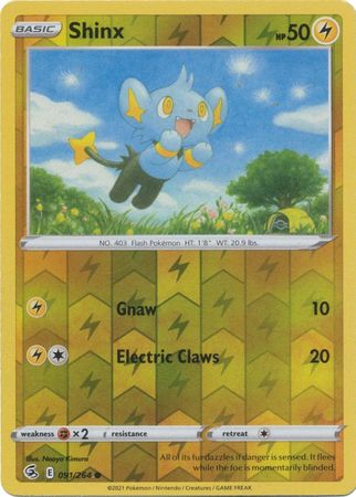 Shinx 91/264 Reverse Holo | Fusion Strike | Pokemon Card