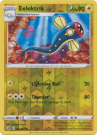 Eelektrik 96/264 Reverse Holo | Fusion Strike | Pokemon Card