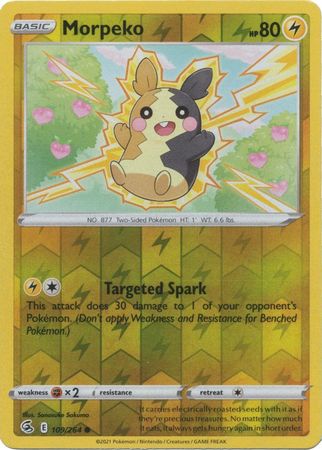 Morpeko 109/264 Reverse Holo | Fusion Strike | Pokemon Card