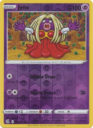 Jynx 112/264 Reverse Holo | Fusion Strike | Pokemon Card