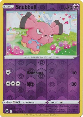 Snubbull 115/264 Reverse Holo | Fusion Strike | Pokemon Card