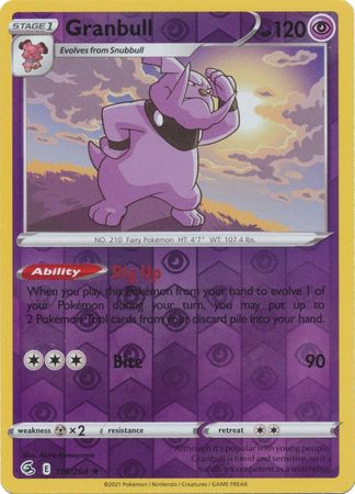 Granbull 116/264 Reverse Holo | Fusion Strike | Pokemon Card