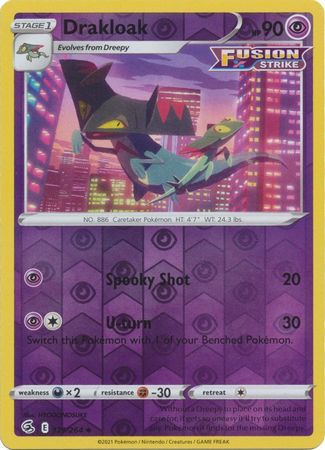 Drakloak 129/264 Reverse Holo | Fusion Strike | Pokemon Card