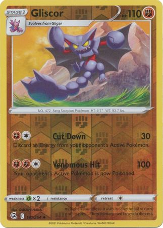 Gliscor 141/264 Reverse Holo | Fusion Strike | Pokemon Card