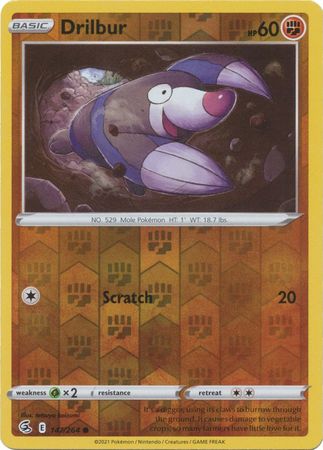 Drilbur 147/264 Reverse Holo | Fusion Strike | Pokemon Card