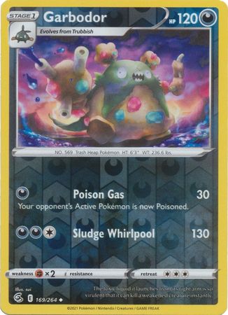 Garbodor 169/264 Reverse Holo | Fusion Strike | Pokemon Card