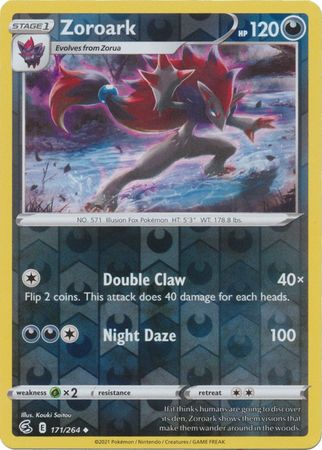 Zoroark 171/264 Reverse Holo | Fusion Strike | Pokemon Card