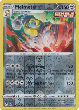 Melmetal 189/264 Reverse Holo | Fusion Strike | Pokemon Card