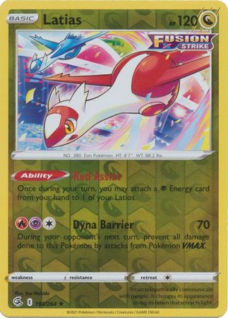 Latias 193/264 Reverse Holo | Fusion Strike | Pokemon Card