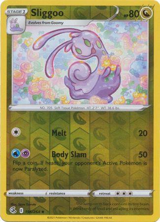 Sliggoo 196/264 Reverse Holo | Fusion Strike | Pokemon Card