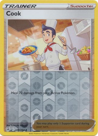 Cook 228/264 Reverse Holo | Fusion Strike | Pokemon Card