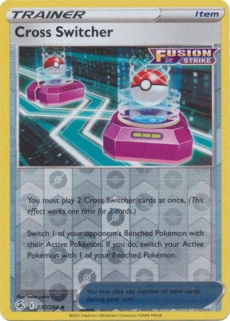 Cross Switcher 230/264 Reverse Holo | Fusion Strike | Pokemon Card