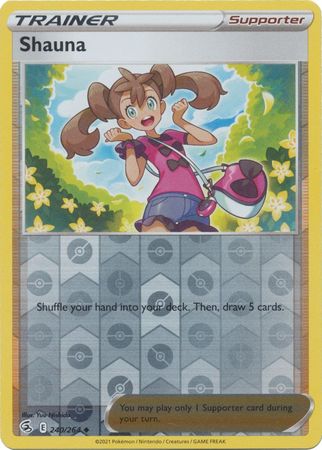 Shauna 240/264 Reverse Holo | Fusion Strike | Pokemon Card