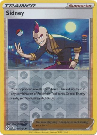 Sidney 241/264 Reverse Holo | Fusion Strike | Pokemon Card