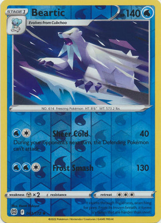 Beartic 43/172 Reverse Holo | Brilliant Stars | Pokemon Card