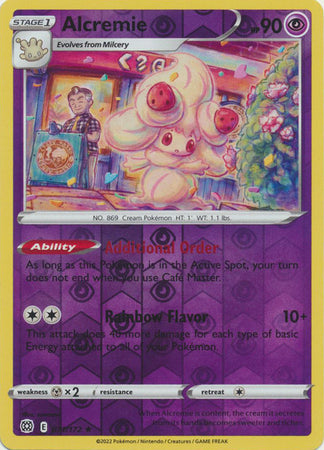 Alcremie 71/172 Reverse Holo | Brilliant Stars | Pokemon Card